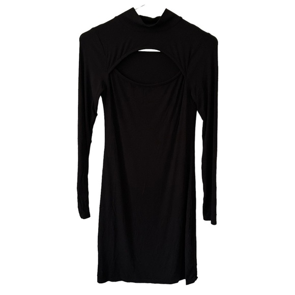 Z Supply Pandora Rib Cut Out Mini Dress Black Small - Picture 5 of 11